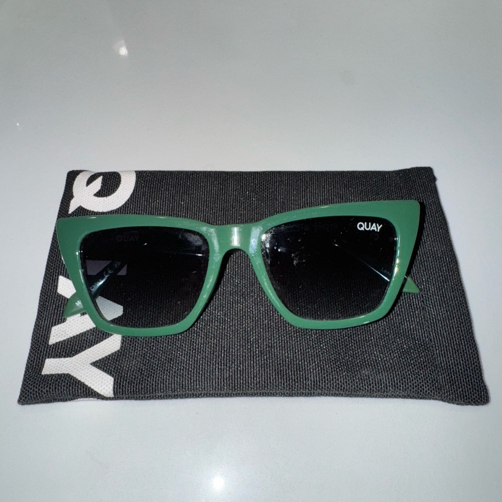 Quay Australia Green Sunglasses